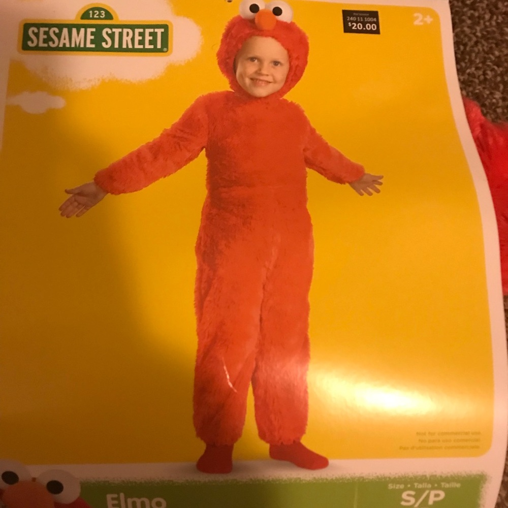 Elmo 2T costume